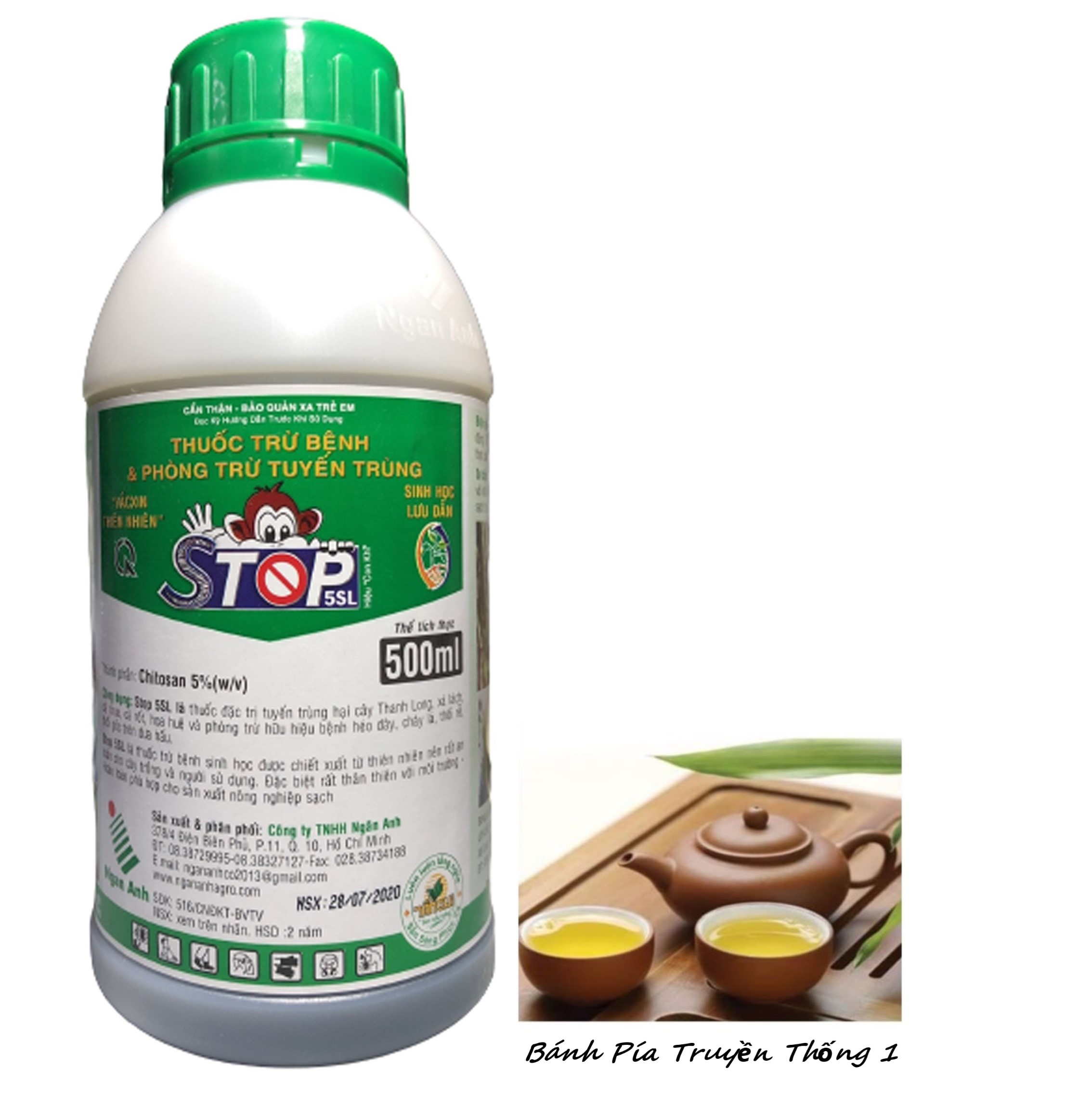 Thuốc trừ bệnh & phòng trừ tuyến trùng stop 5sl - #549a# 500ml