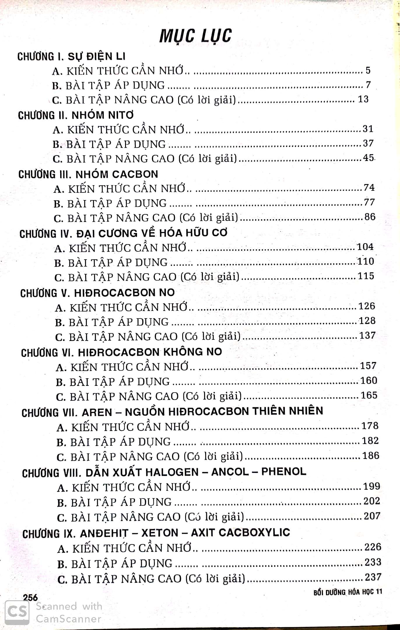 [HCM]Bồi dưỡng Hóa học 11