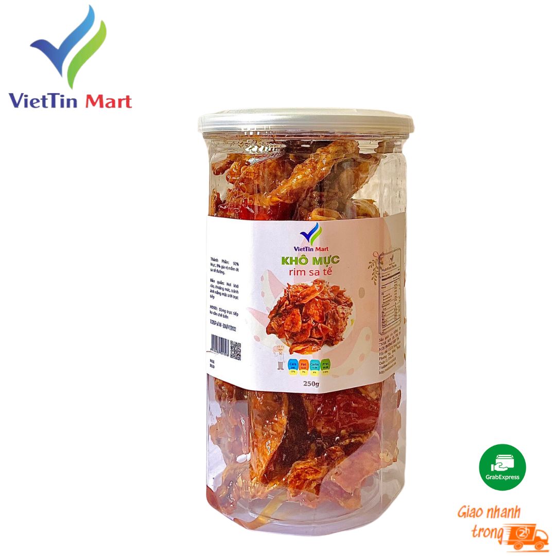 500g Mực ngào tỏi ớt đặc sản bình định - Viettin Mart