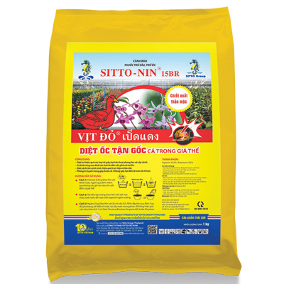Thảo mộc trừ ốc Sitto-Nin (Vịt đỏ) gói 1kg