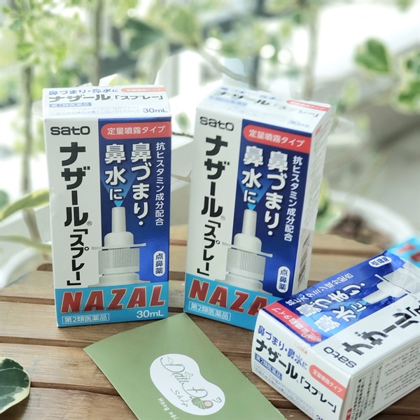 Xịt vệ sinh mũi Nazal - Hàng nội địa Nhật