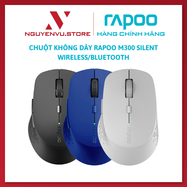 Rapuo M300 silent wireless mouse/Bluetooth-authentic
