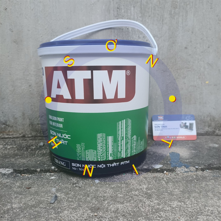 Sơn chậu nước màu trắng ATM