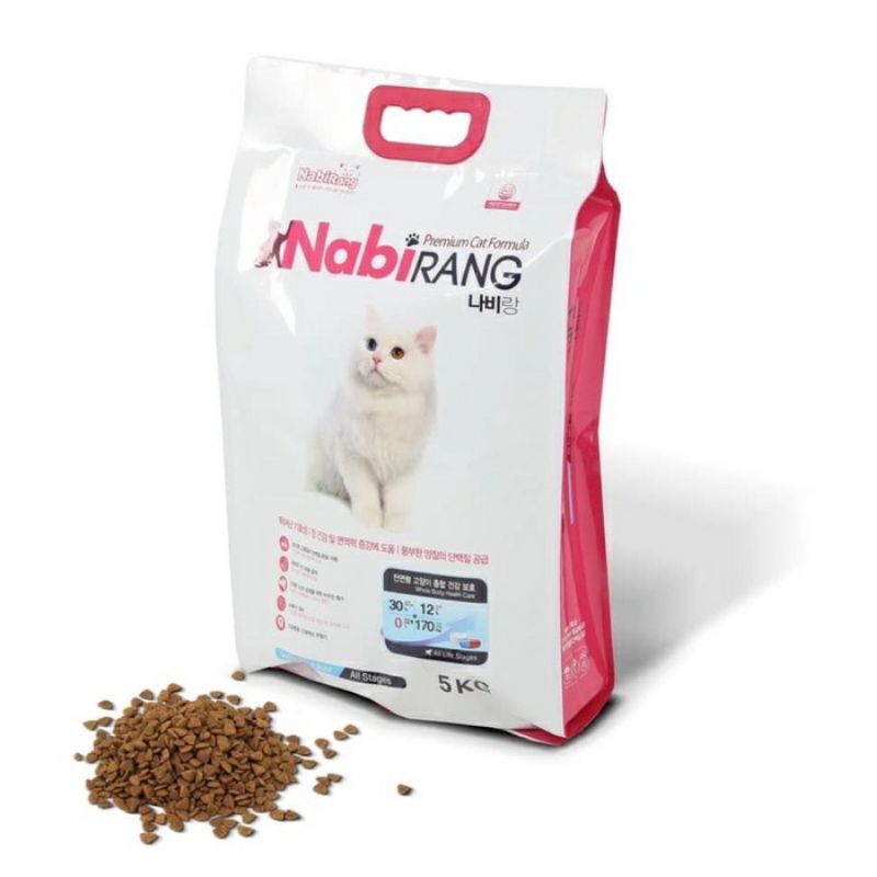 Hạt Thức Ăn Nabirang 5Kg Cho Mèo Mọi Lứa Tuổi