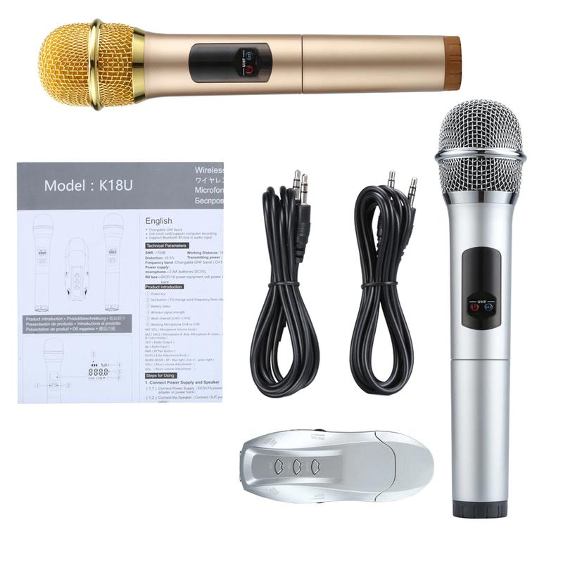Mic Karaoke không dây Excelvan K18U - MICK18U