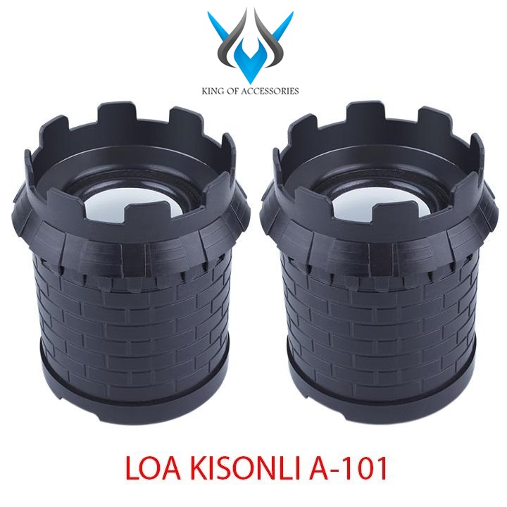 Loa vi tính 2.0 Kisonli A-101 - Bảo Hành 12 Tháng (Đen) - Hãng phân phối chính thức - Nhất Tín Computer