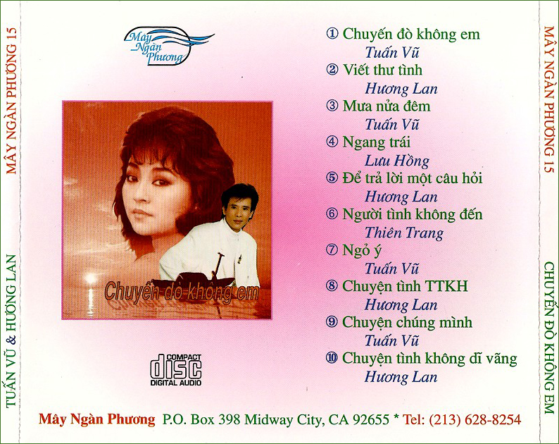 Bộ 4CD Song Ca Tuấn Vũ Hương Lan