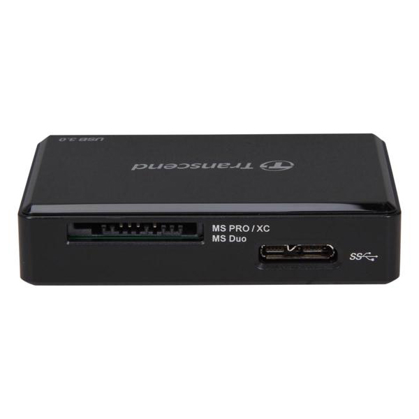 Đầu đọc thẻ 3.1 Transcend RDF8 Multi Card Reader - hỗ trợ 3 khe MicroSD/SD/CF (Đen) phụ kiện 1986