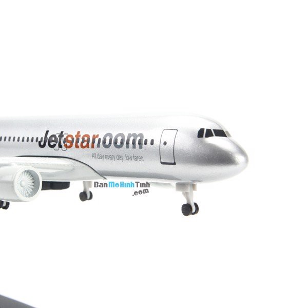 [HCM]Mô hình máy bay Jetstar Airways Airbus A320 20cm Everfly