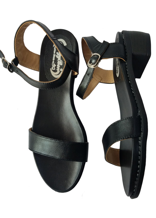 Giày Sandal Nữ Cao Gót Da Bò BIGBEN CG104
