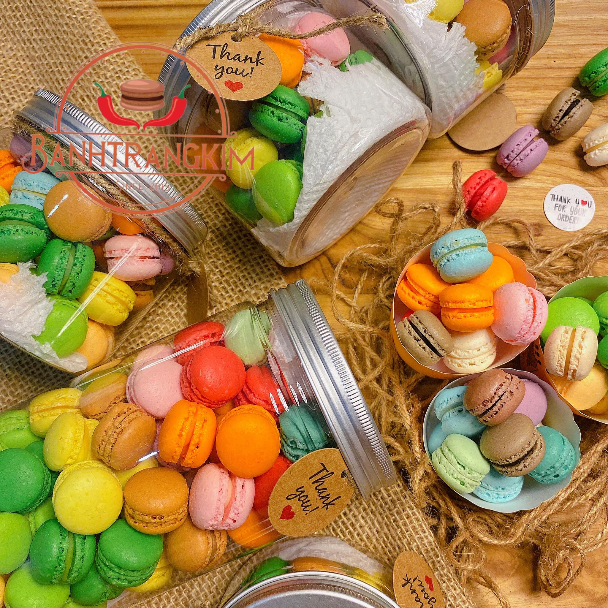 [HCM]Bánh macaron mini ( 40v Đựng trong hộp nhựa cao cấp )