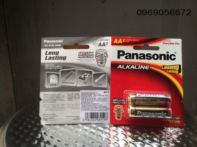 [HCM]Pin Panasonic AA2 - 2 Viên