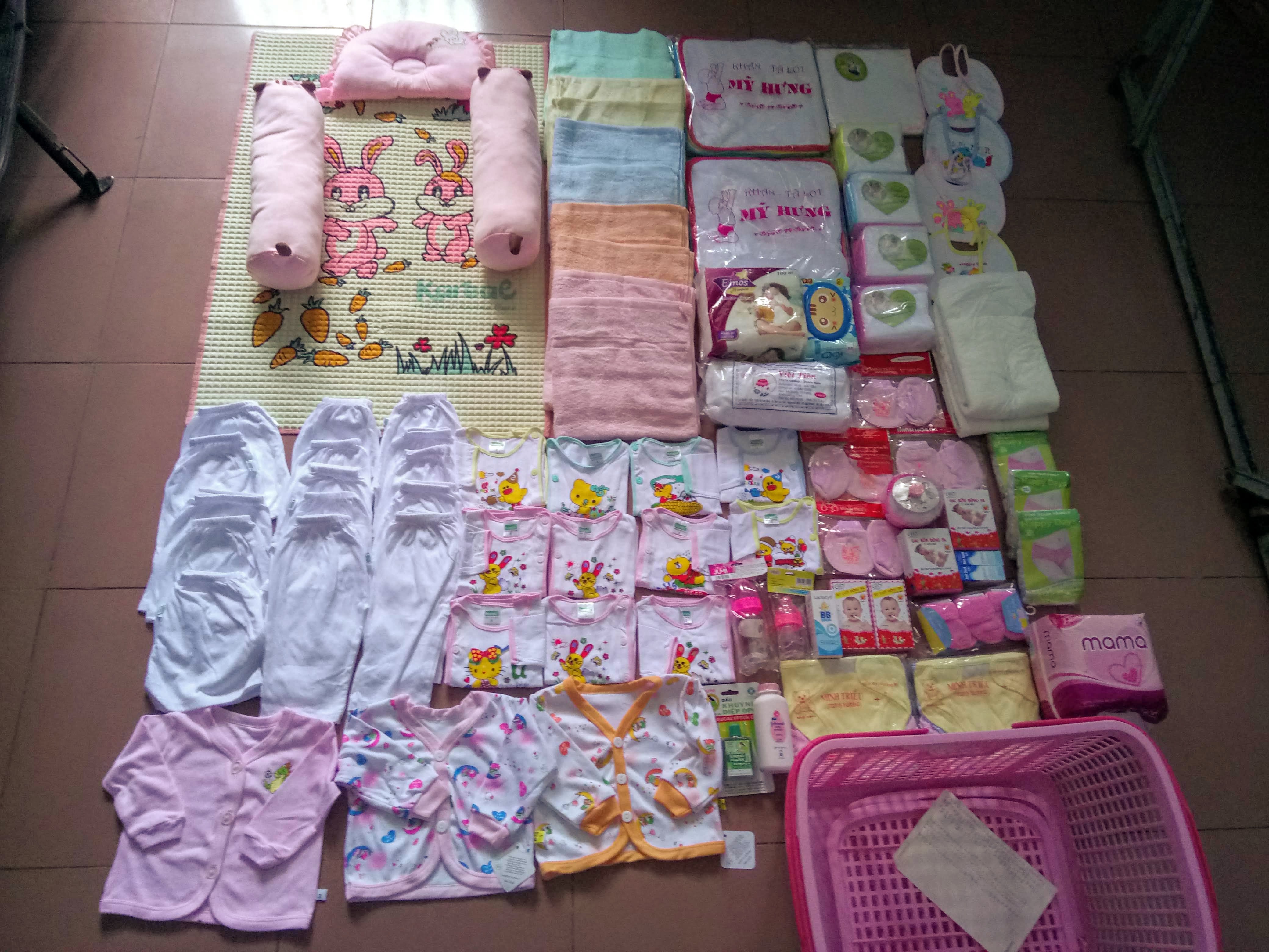 Trọn gói đồ sơ sinh cho bé trai bé gái