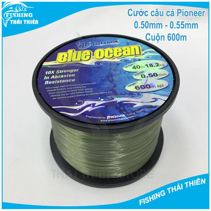 Dây cước câu cá Pioner BlueOcean cuộn 600m