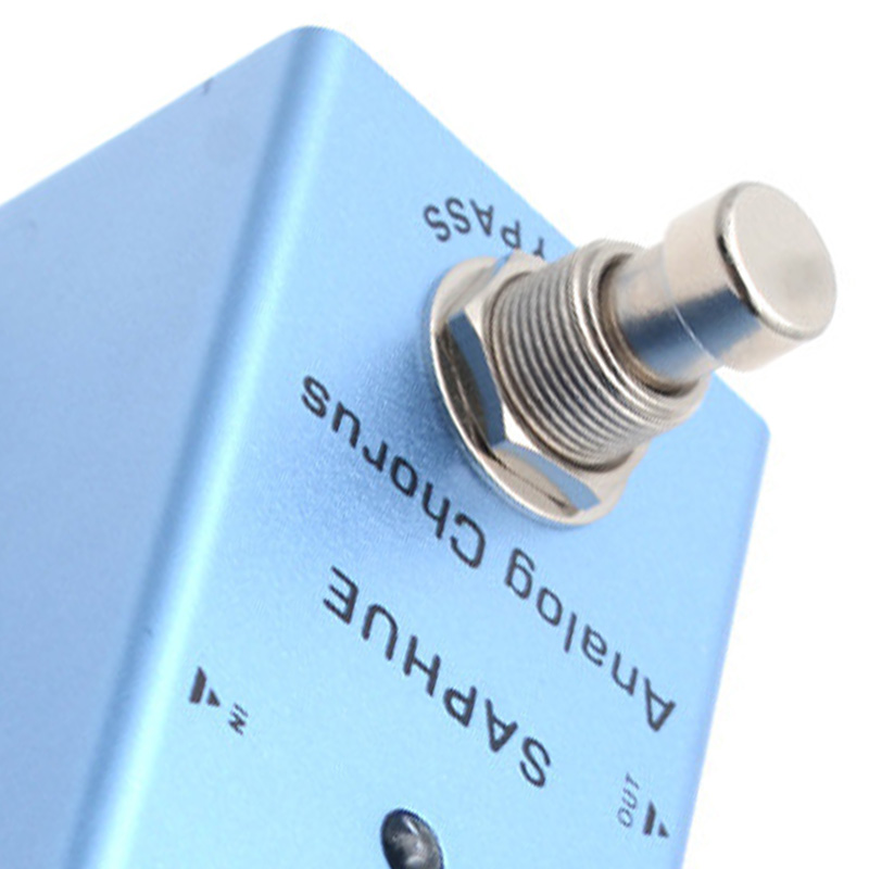 SAPHUE Electric Guitar Analog Chorus Pedal Rate/Depth Knob Effect Pedal