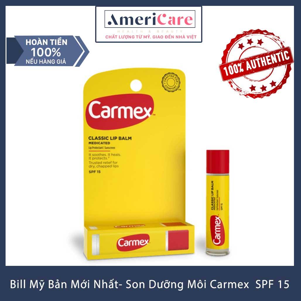 Bill Mỹ Son Dưỡng Môi CARMEX CLASSIC LIP BALM Dạng Thỏi- 15g
