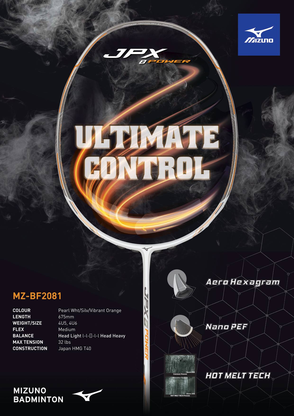 VỢT CẦU LÔNG MIZUNO JPX 8 POWER