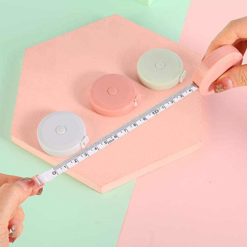 Thước Dây Rút Tự Động Mini 1.5m Màu Pastel