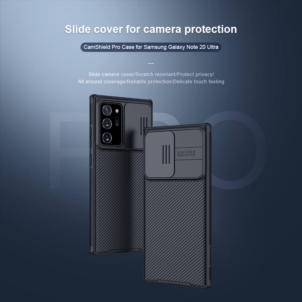 Ốp Nillkin Camshield Samsung Galaxy Note 20 Ultra, Note 20 Ultra 5G  chống sốc bảo vệ Camera ,nắp đậy bảo vệ Camera