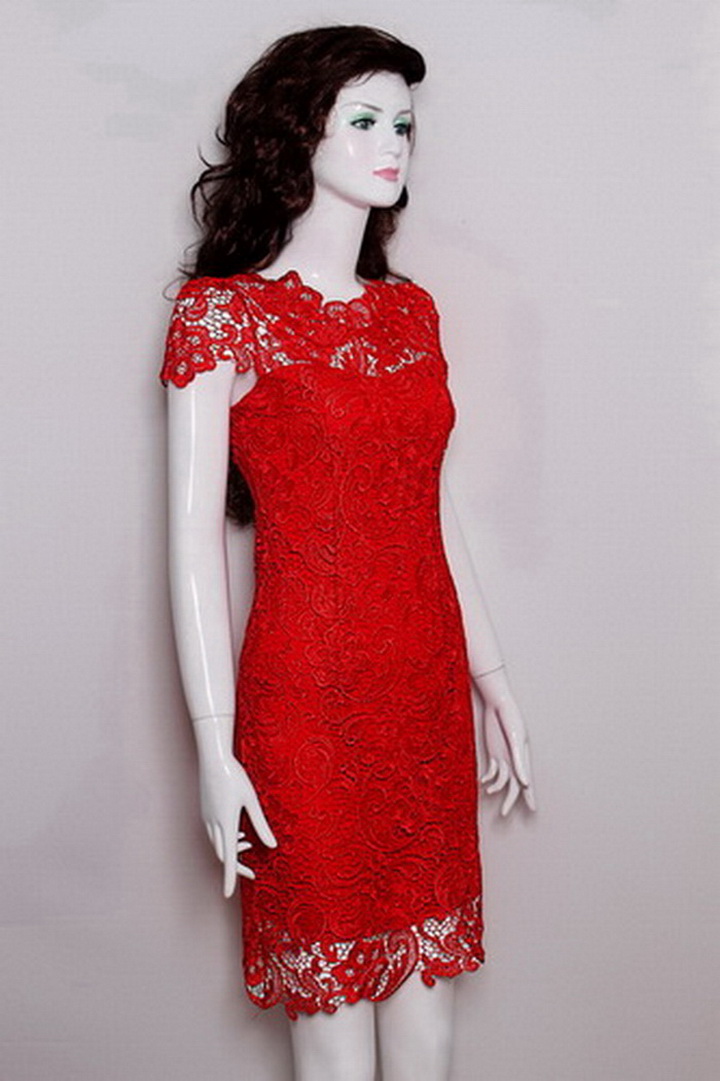 Mydu Sale |   Ms 1550 – Luxurious Lace Party Dress, Elegant and Flattering