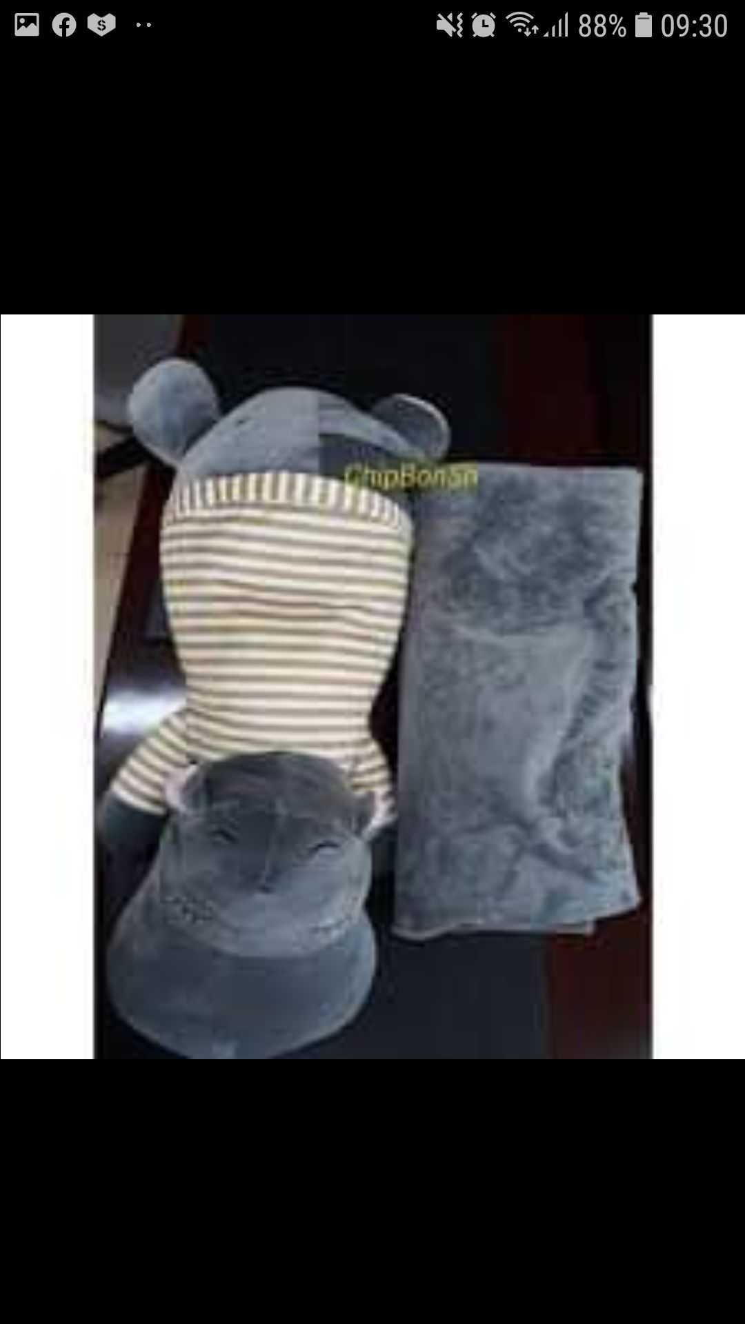 Bộ chăn gối 2in1 Hà mã đa năng cực đẹp