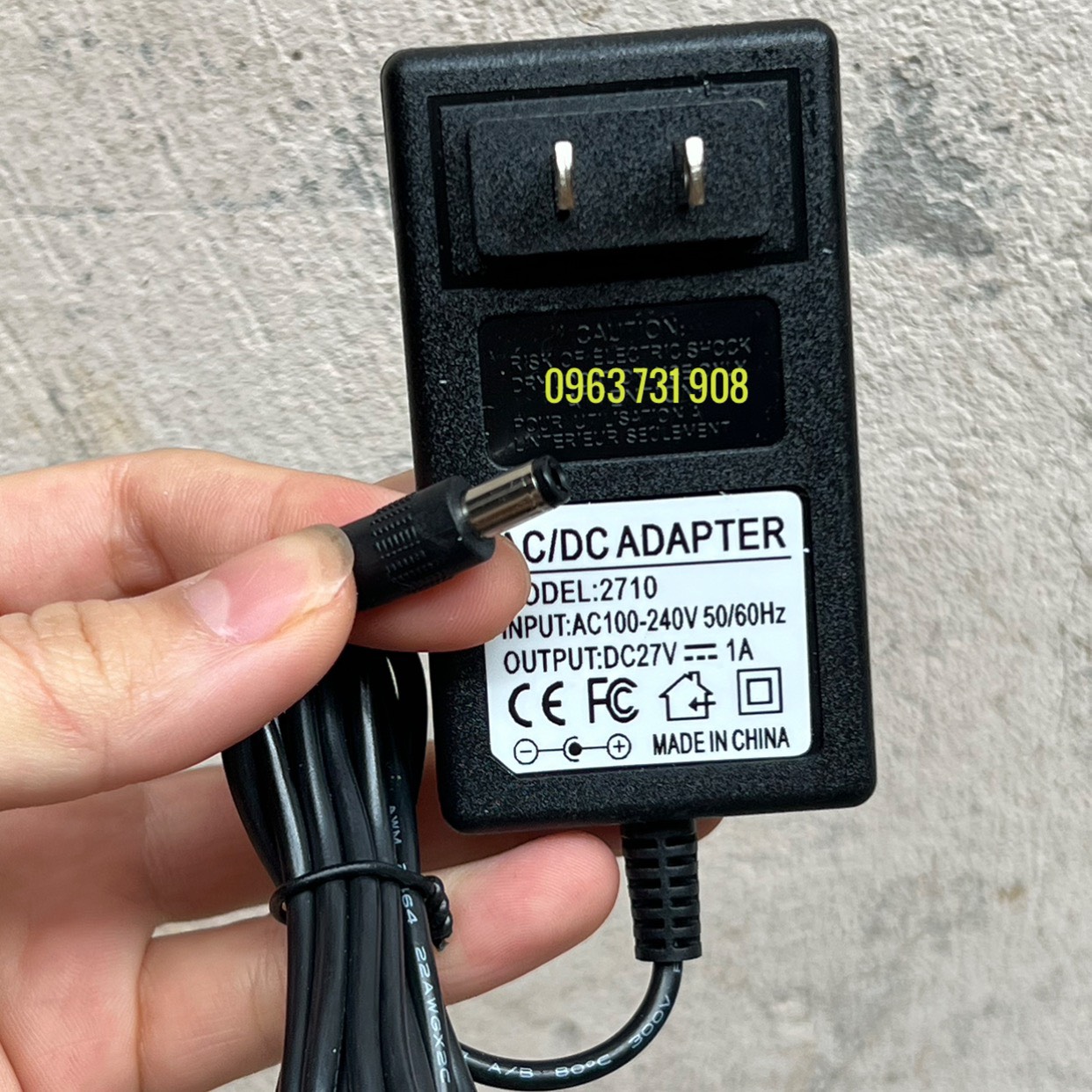 Adapter nguồn 27v 1a loại tốt