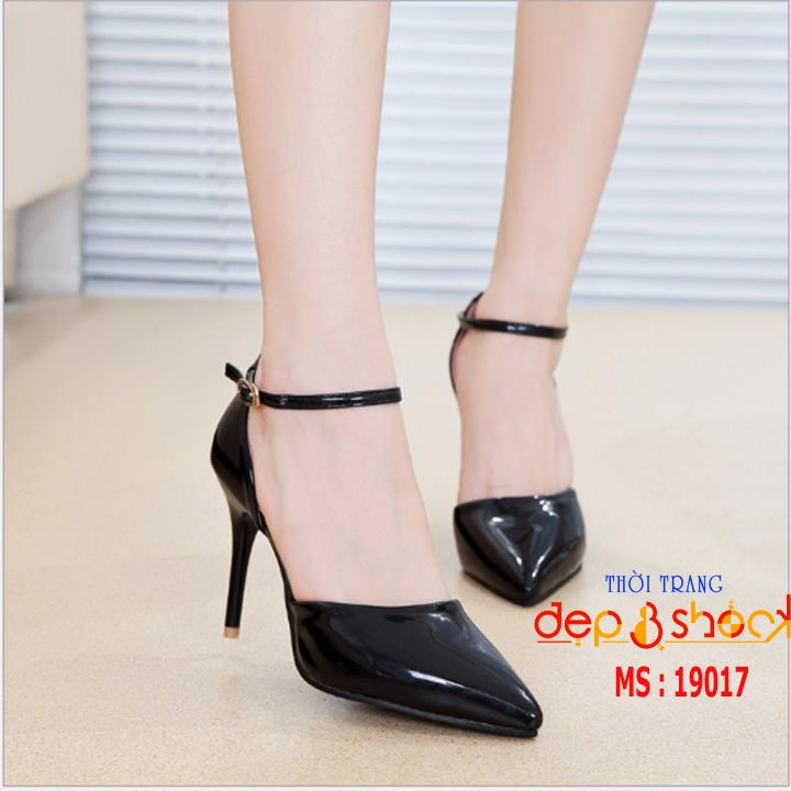 Sandal cao gót bít mũi 7p có size lớn 42 43