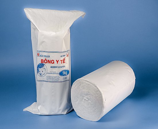 [HCM]Bông Y Tế BẢO THẠCH (Bịch 1kg)