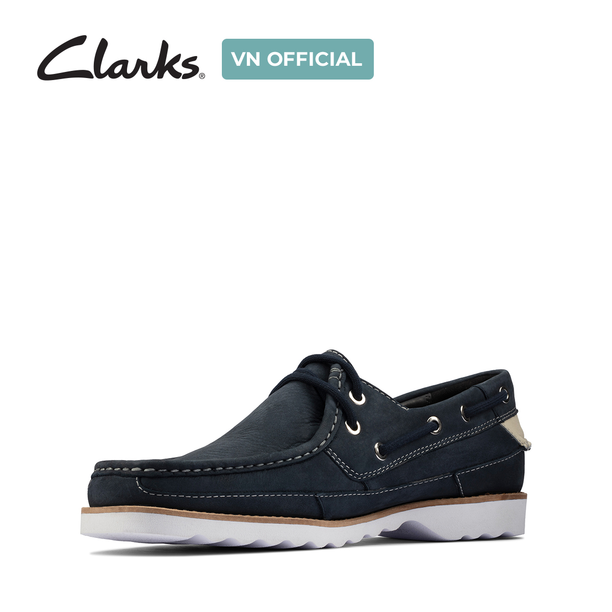 Giày Lười Da Nam Clarks - Durleigh Sail