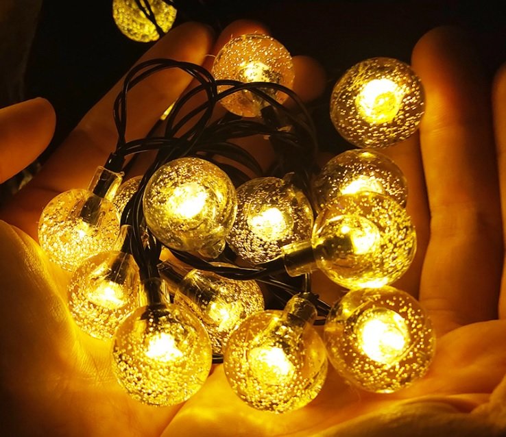 Đèn LED bóng bi bọt trang trí (dài 10M và 8M)