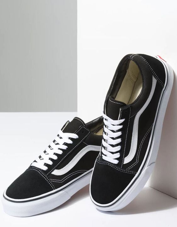 [FULL BOX] Giày thể thao sneaker Vans Old Skool Classic Black/White - Trắng/Đen