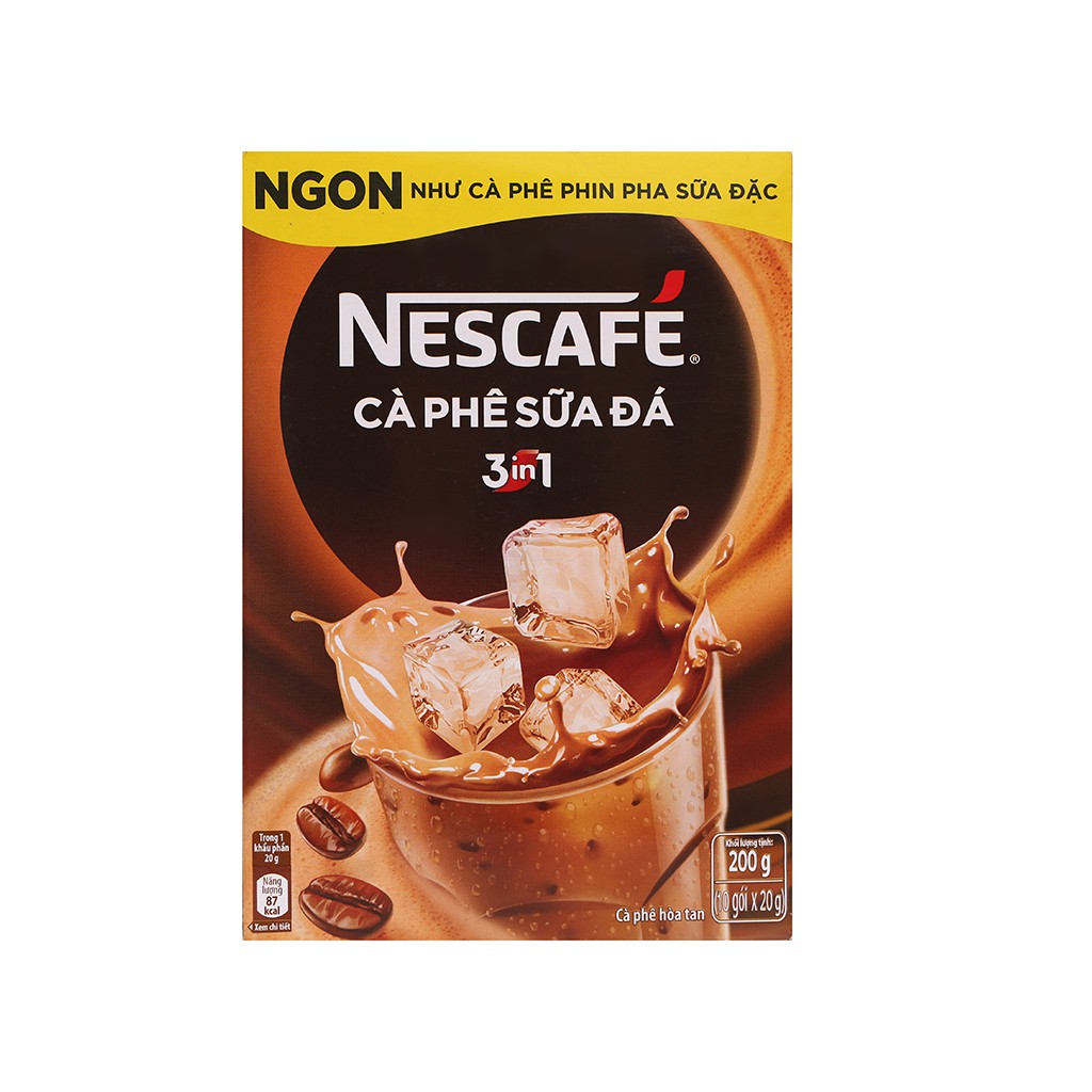 Cà phê sữa đá NesCafé 3 in 1 Hộp 240g