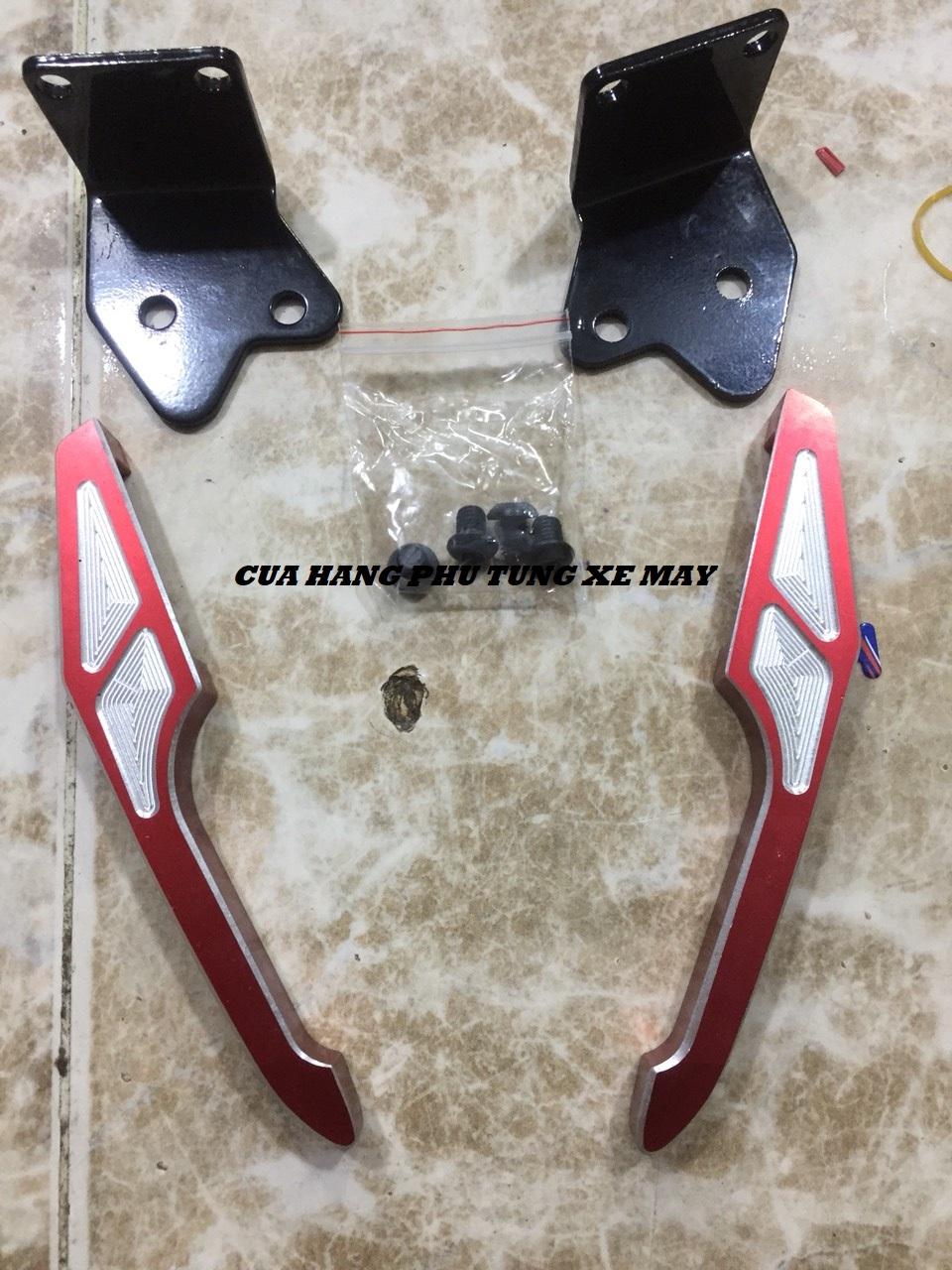 Cảng sau (tay dắt) chế gãy đôi nhôm CNC cao cấp cho xe Exciter 150/ Winner 150