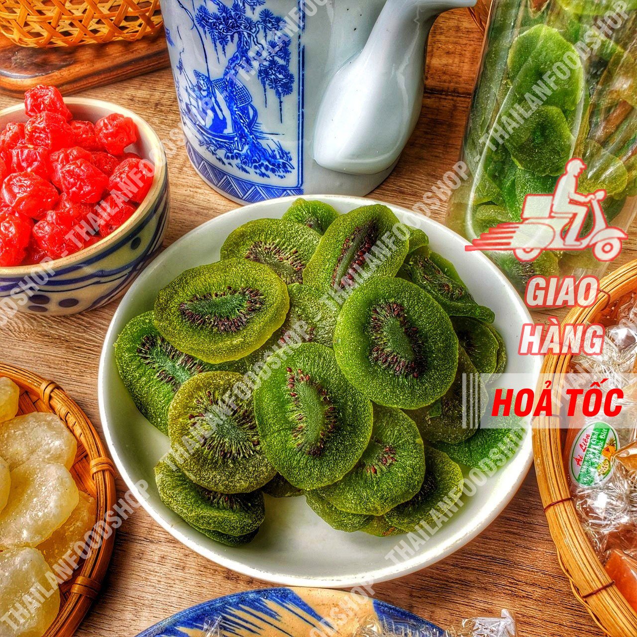 Kiwi Sấy Dẻo - Lon 500gr