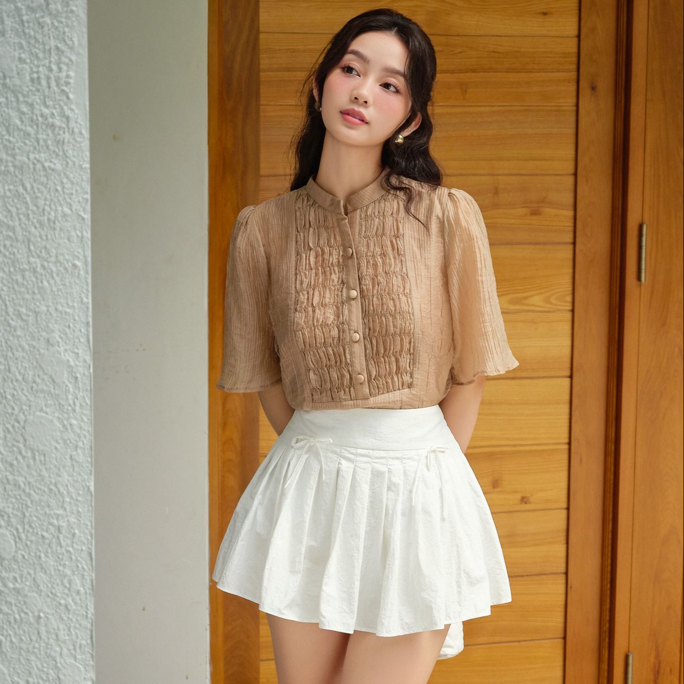 OLV - Áo kiểu công sở Stella Top 2 màu