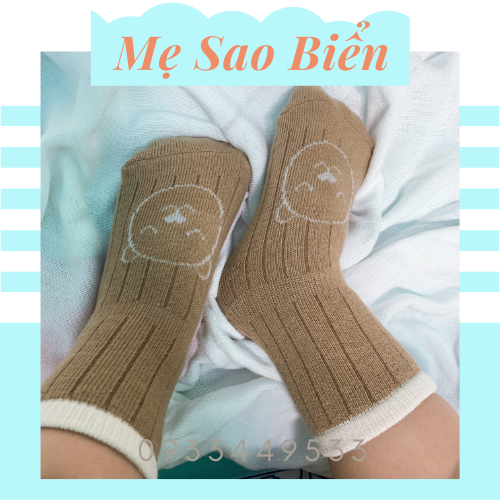 Tất/ vớ gấu chống trượt cho bé