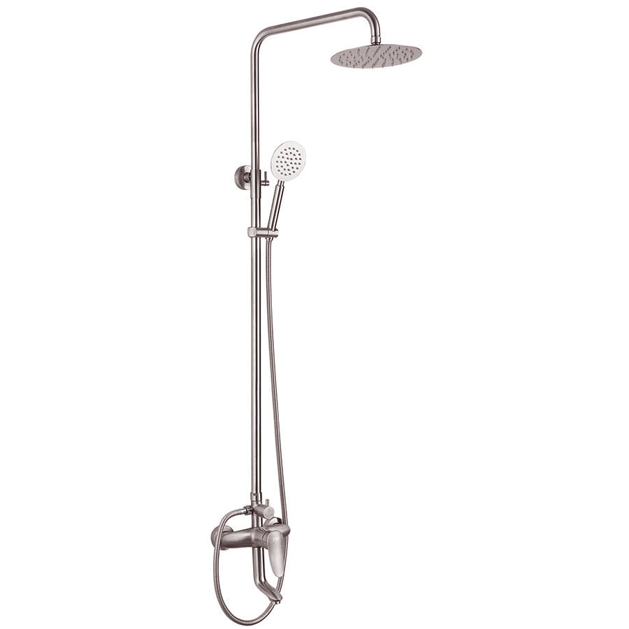 [Trả góp 0%] Bộ sen cây tắm đứng nóng lạnh Inox SUS 304 chịu nước phèn mặn không han rỉ Eurolife EL-SC-IN02 (Có video)