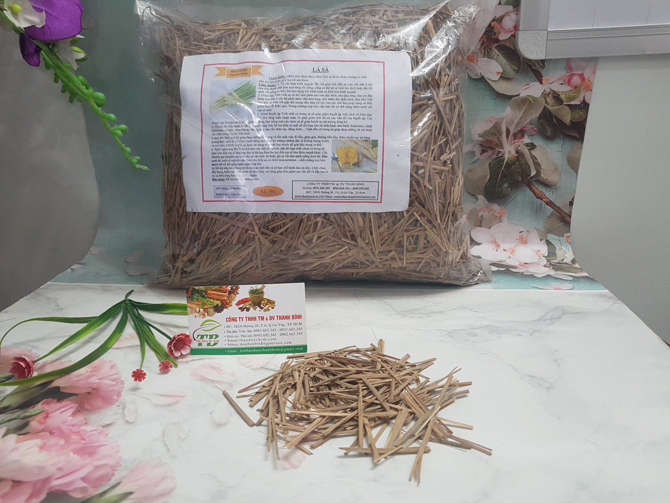 Lá Sả Khô 100G - Hàng Công Ty Chất Lượng