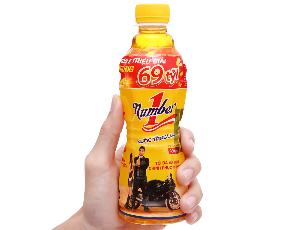 24 chai nước tăng lực Number1 330ml