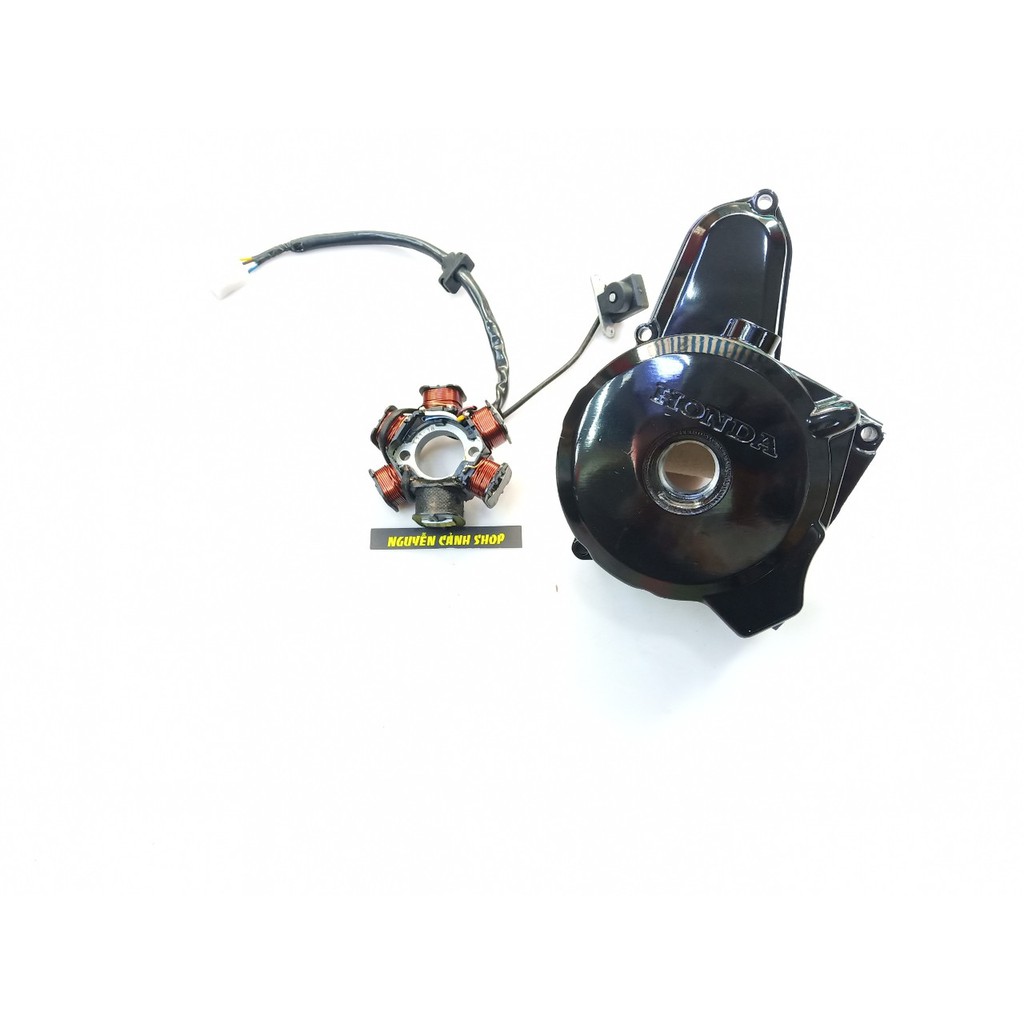 lốc đề xe wave anpha đen có lửa 6 cục 2 món