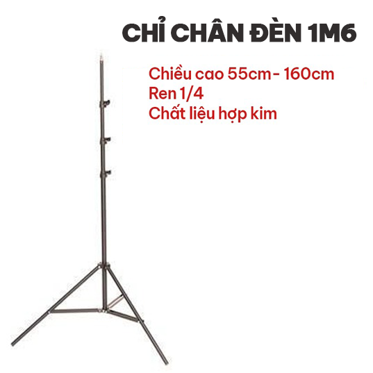 [HCM]CHÂN ĐÈN LIVESTREAM LOẠI CHÂN LỚN CAO 1.6M LIVE