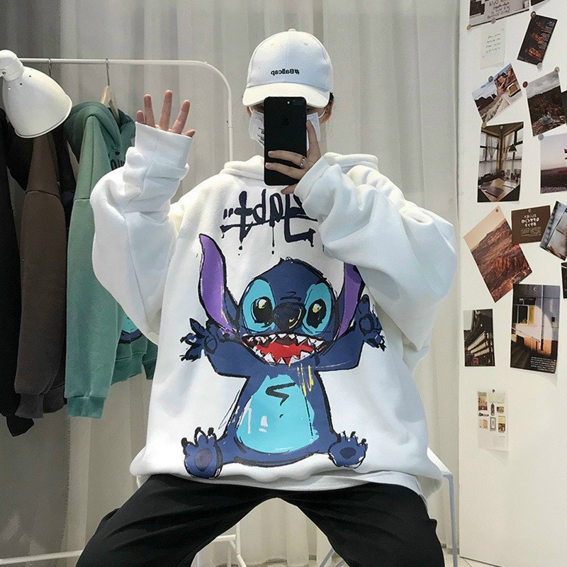 [HCM]Áo Hoodie Nam Form Rộng In Hoạt Hình Cực Đẹp Mẫu Mới 2021 Chất Vải Nỉ Ngoại Dày Dặn