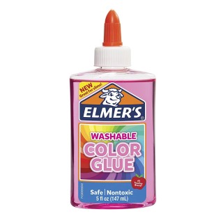 Slime trong suốt Elmer s Washable Color Glue 147ml Hồng thumbnail
