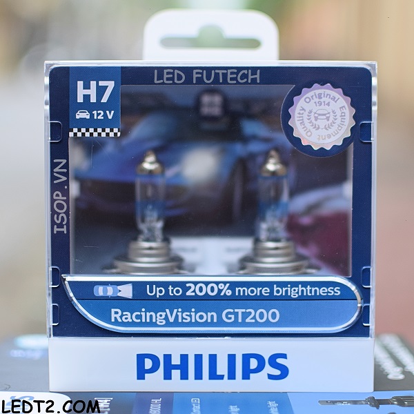 [LEDT2 ISOP] Đèn pha Halogen Philips Racing Vision GT200