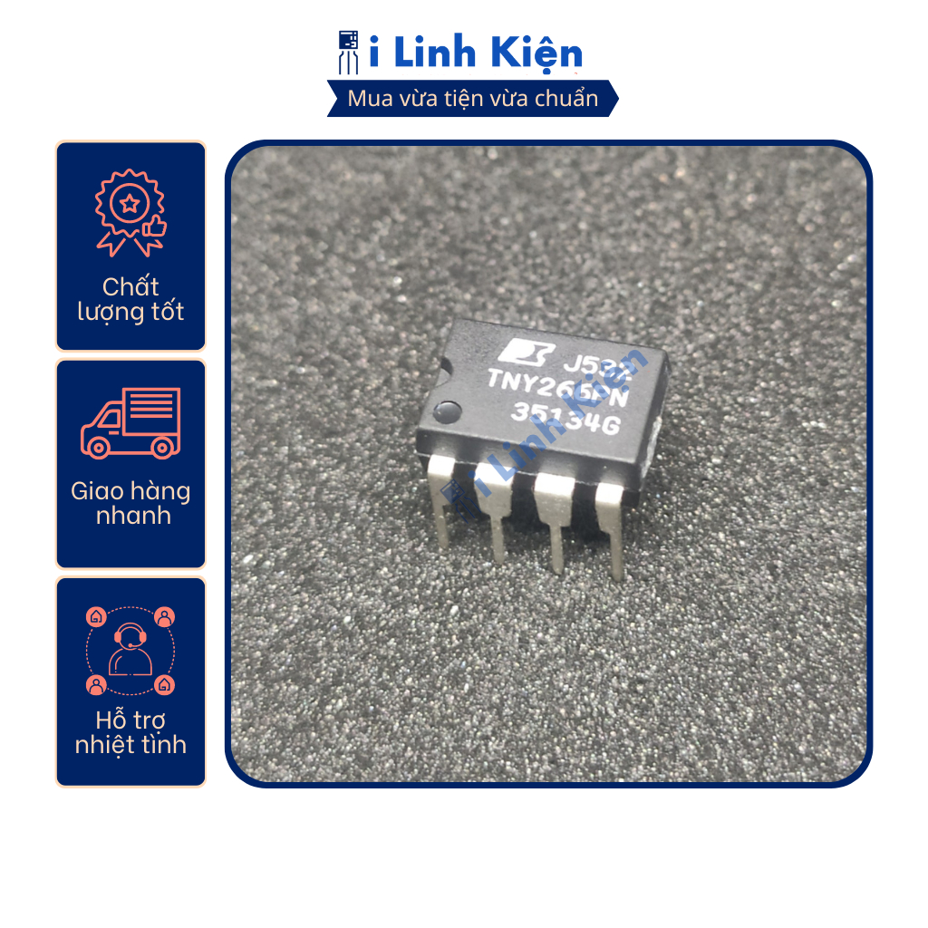 Ic nguồn TNY266PN DIP-7 chính hãng Power Integrations
