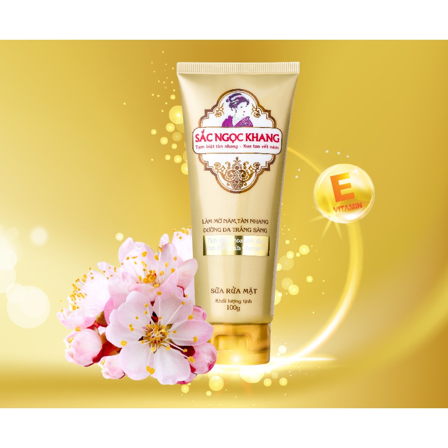 [HCM]SỮA RỬA MẶT SẮC NGỌC KHANG 100G