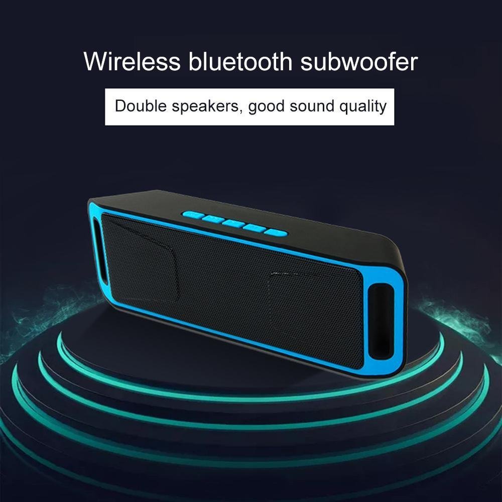 Loa bluetooth suntek sc-208,usb,thẻ nhớ,fm - loa di động không dây thê hệ đa năng