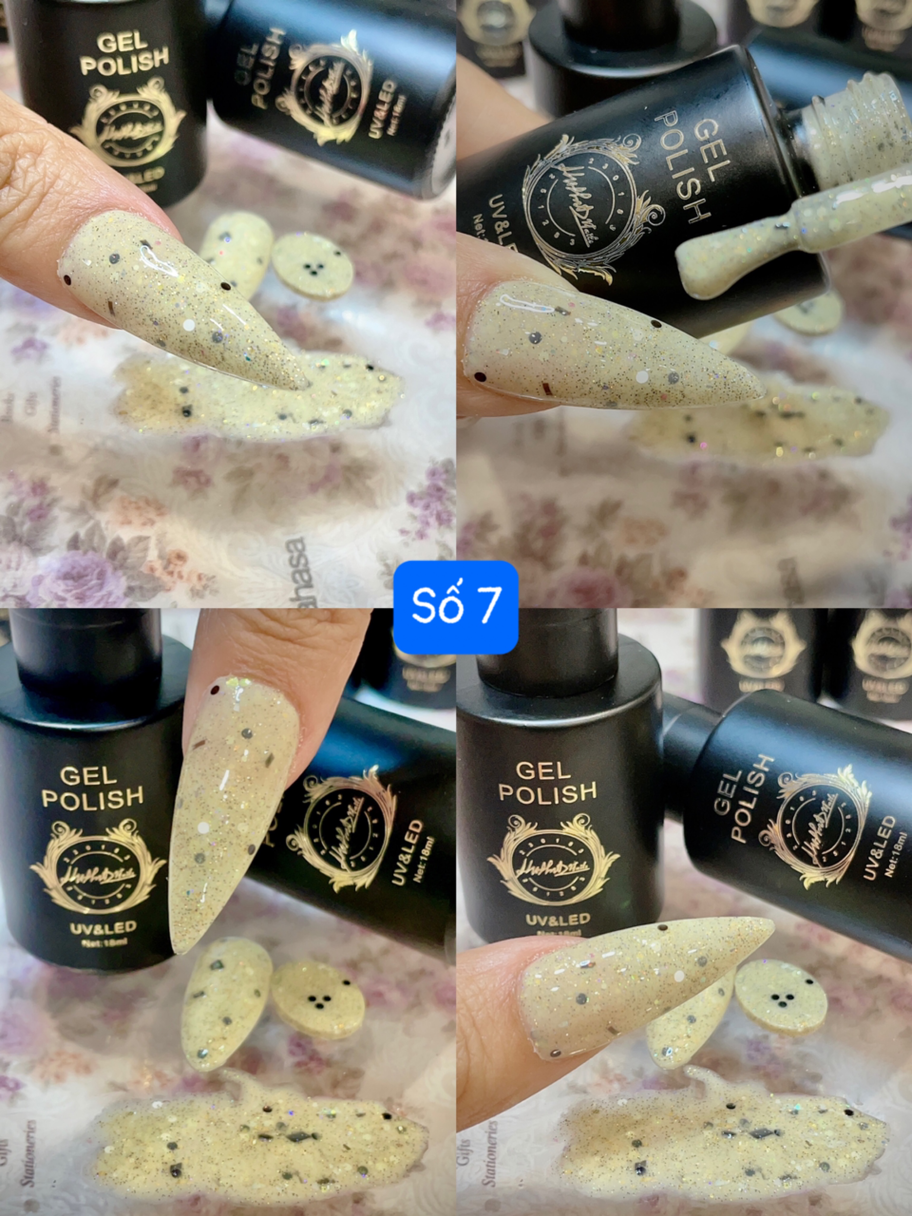 Sơn gel thạch cát ,Top thạch cát ( lẻ 1 chai 12ml)