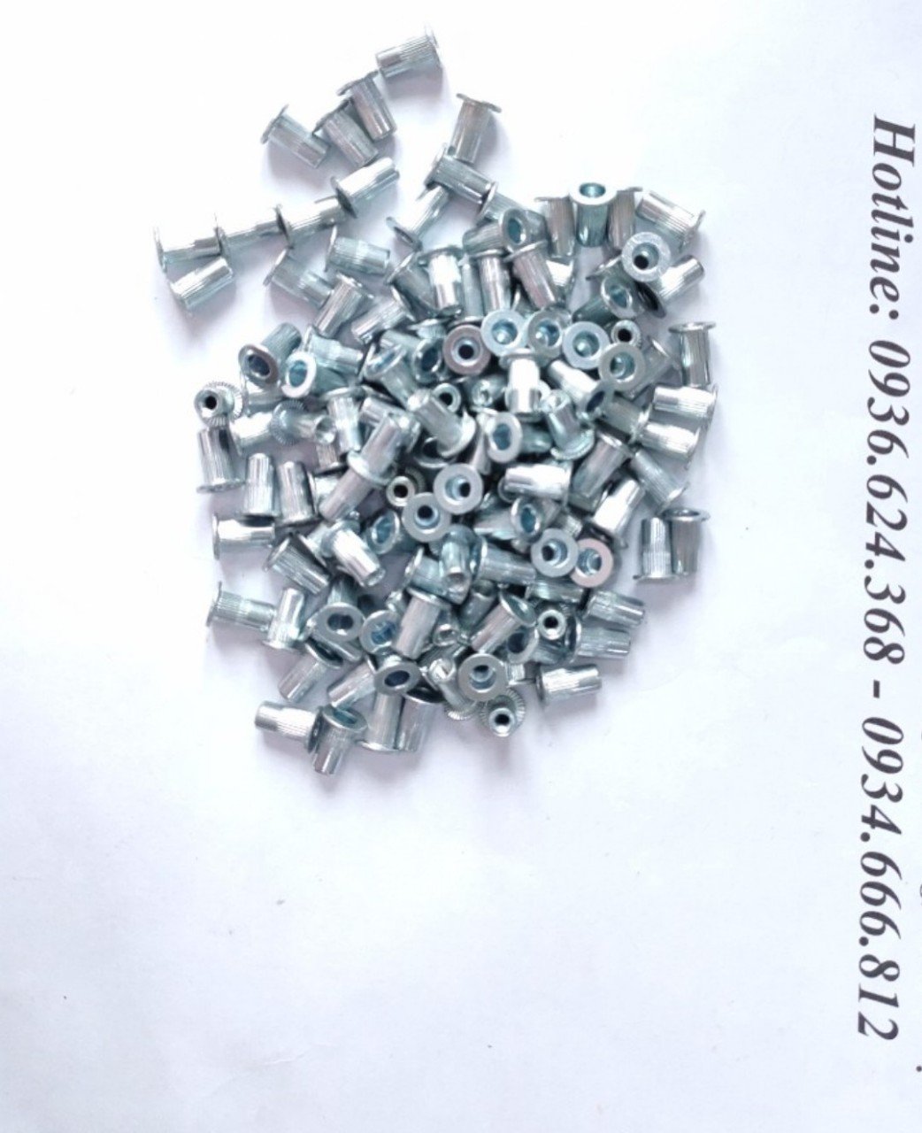 Combo 100c ốc tán rút M3 thép mạ