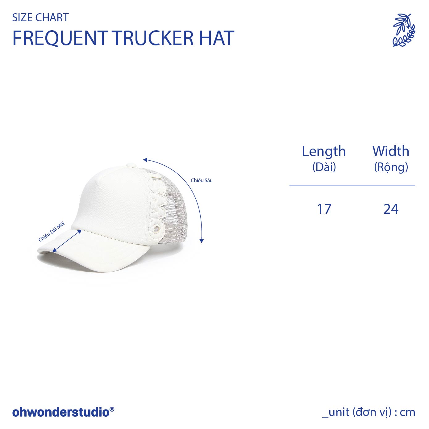 Nón Oh Wonder Studio Frequent Trucker Hat